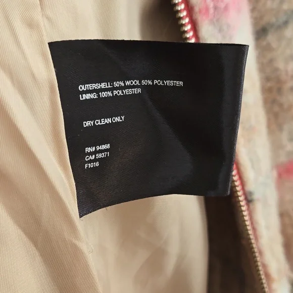 Bernardo plaid wool blend coat - Picture 4 of 4